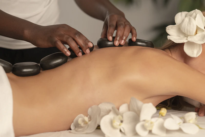 A relaxing spa treatment